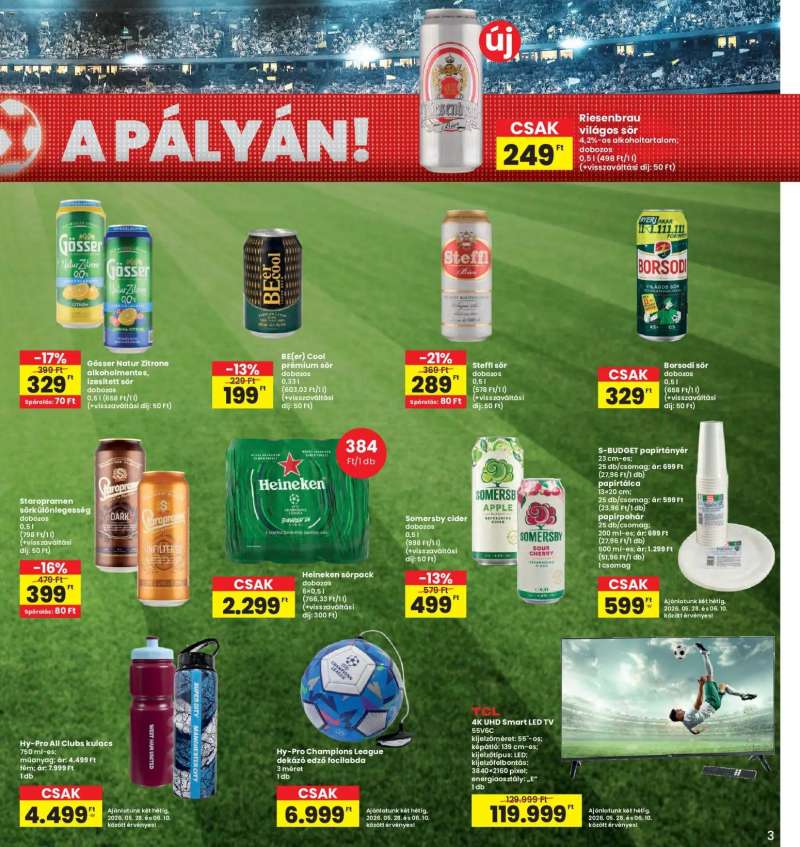 Interspar Interspar akciós újság 3 oldal