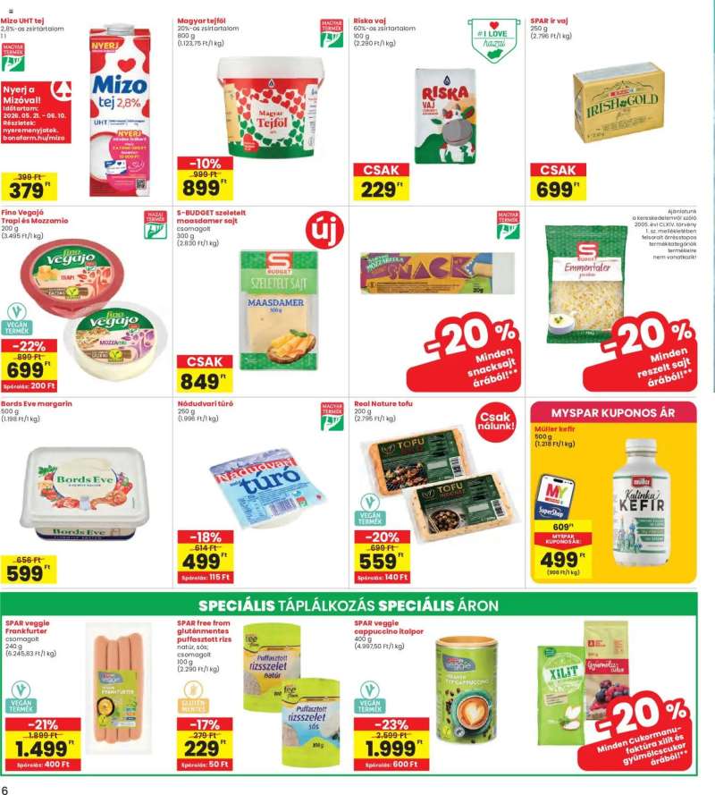 Interspar Interspar akciós újság 6 oldal