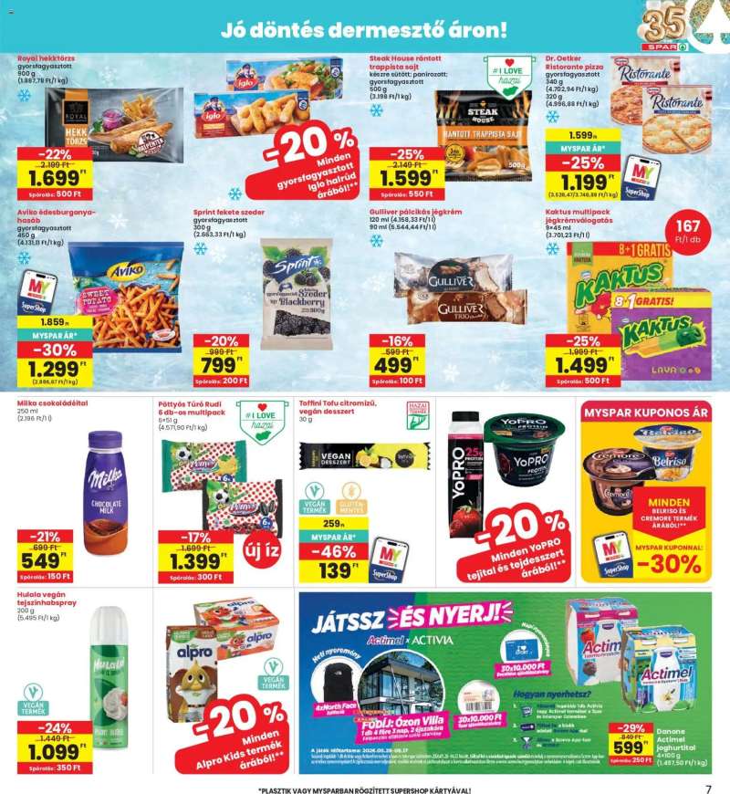 Interspar Interspar akciós újság 7 oldal