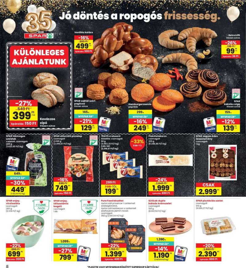 Interspar Interspar akciós újság 8 oldal
