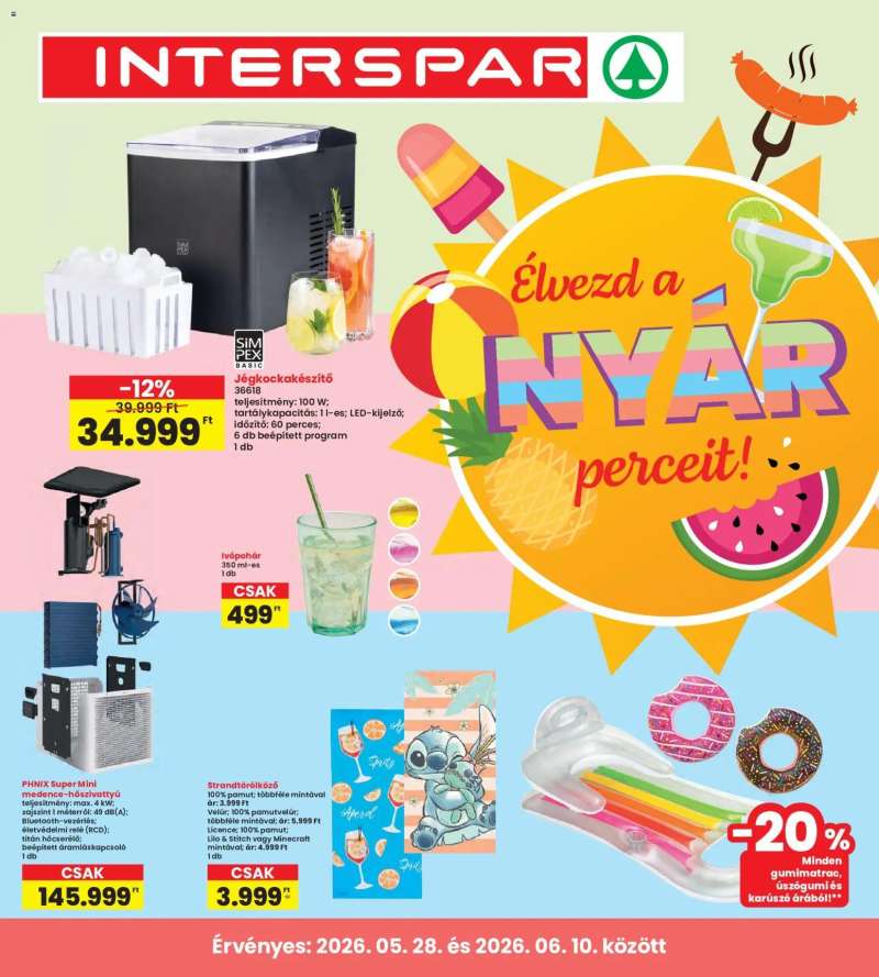 Interspar Interspar Nyár II. 1 oldal