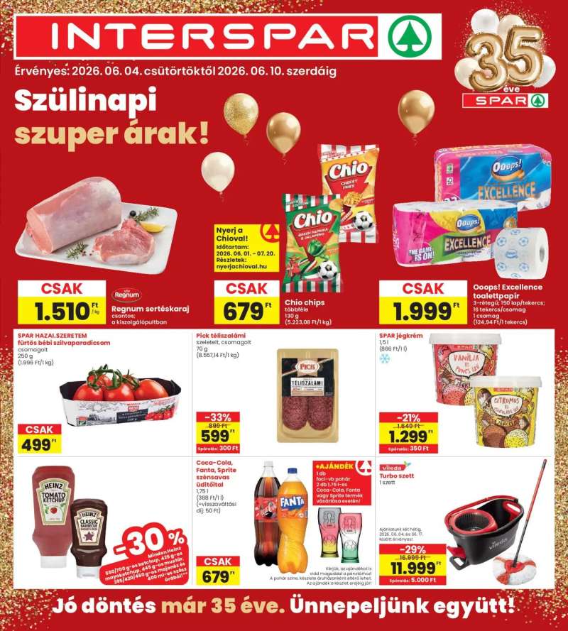 Interspar Interspar akciós újság 1 oldal