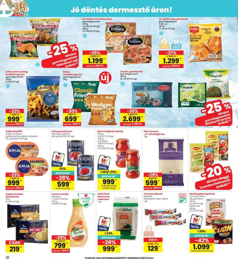 Interspar Interspar akciós újság 10 oldal