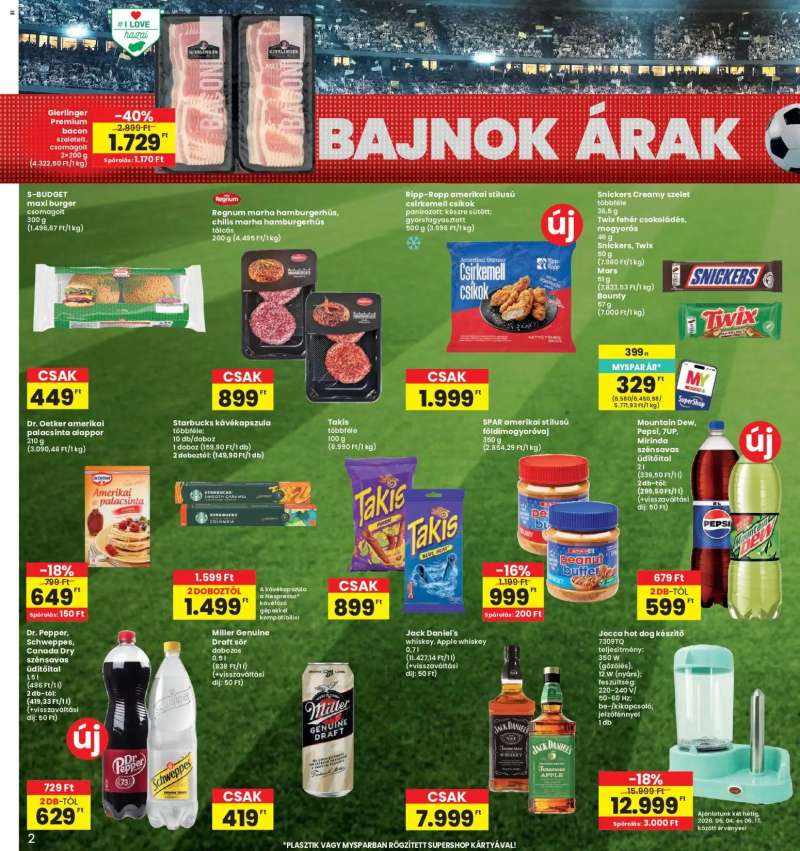 Interspar Interspar akciós újság 2 oldal