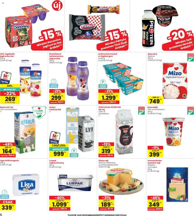 Interspar Interspar akciós újság 6 oldal