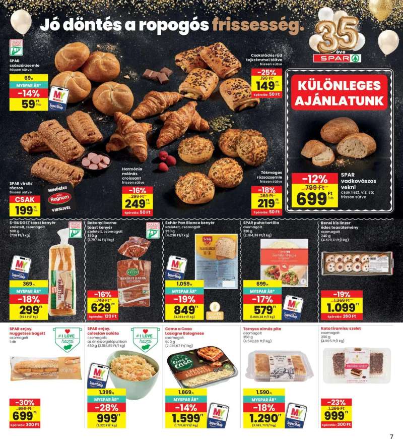 Interspar Interspar akciós újság 7 oldal