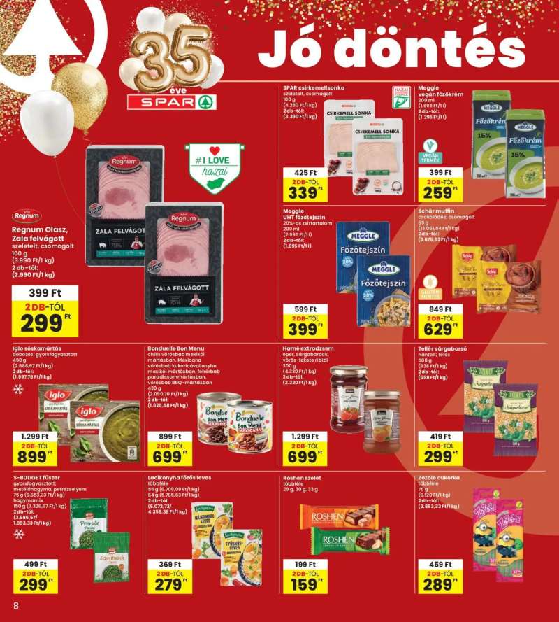 Interspar Interspar akciós újság 8 oldal