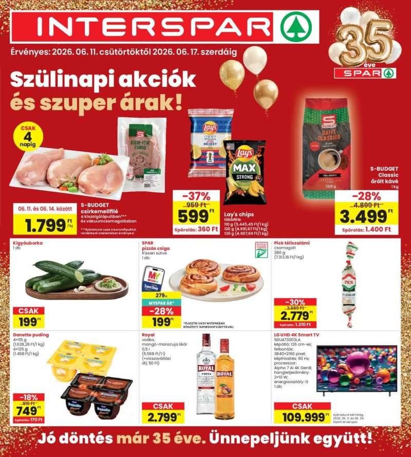 Interspar Interspar akciós újság 1 oldal