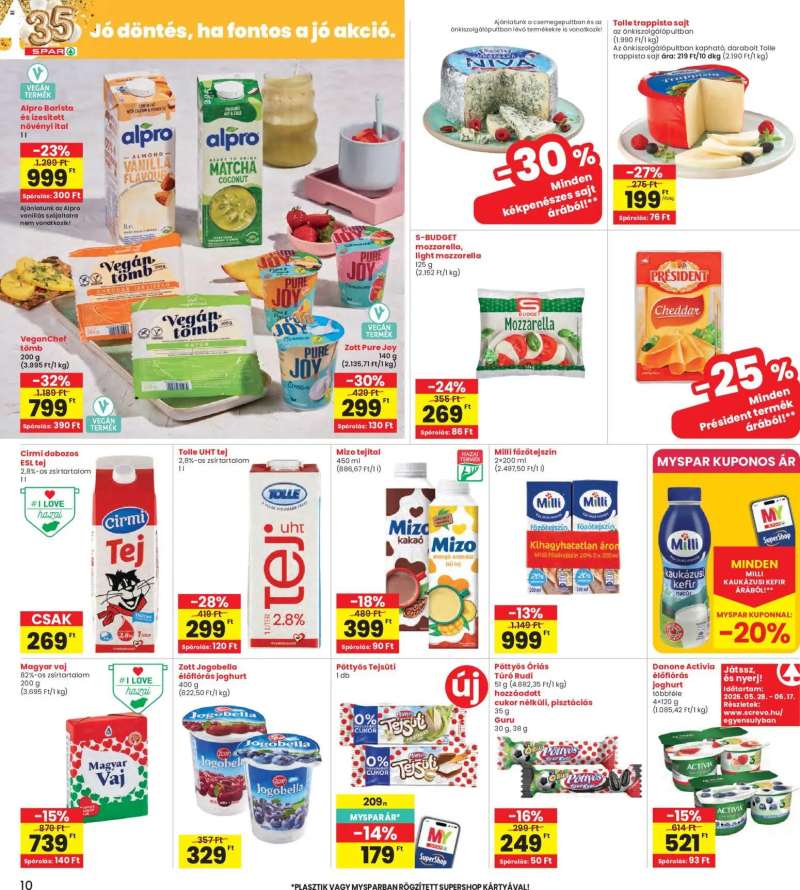 Interspar Interspar akciós újság 10 oldal