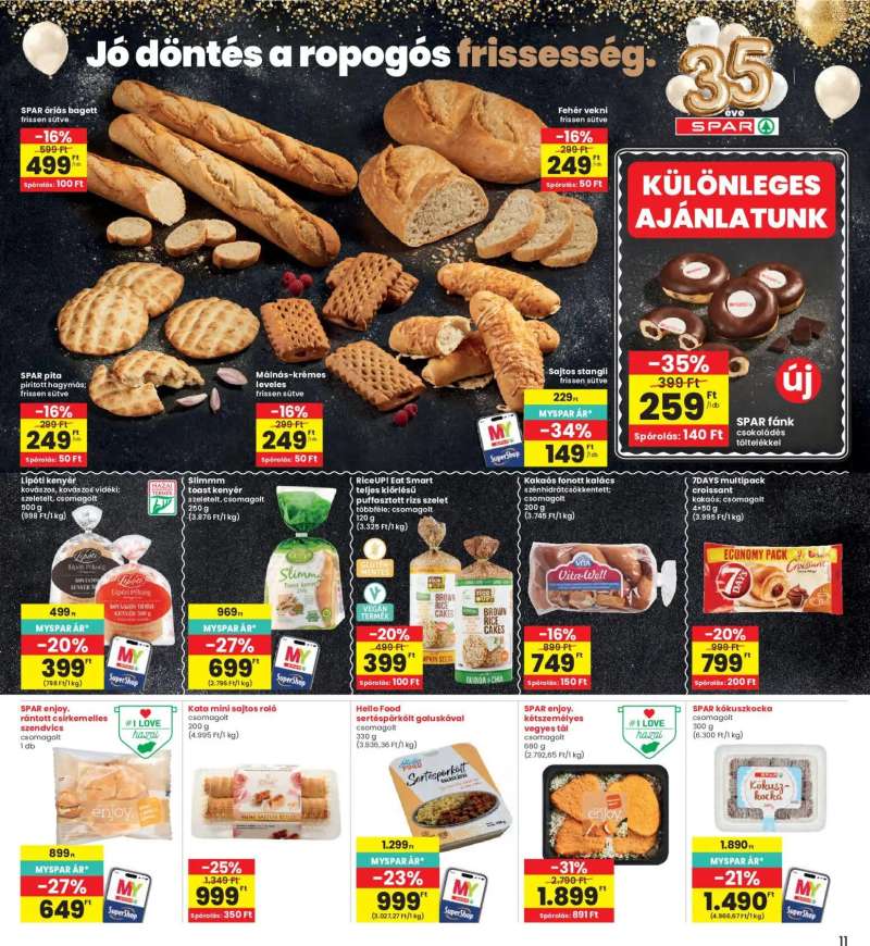 Interspar Interspar akciós újság 11 oldal