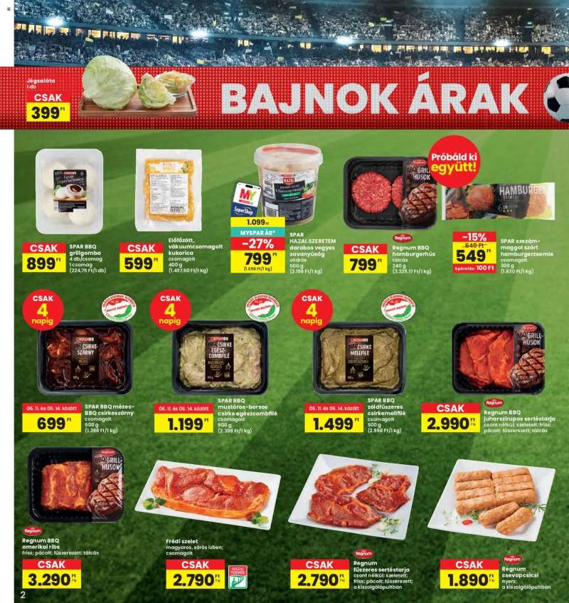 Interspar Interspar akciós újság 2 oldal