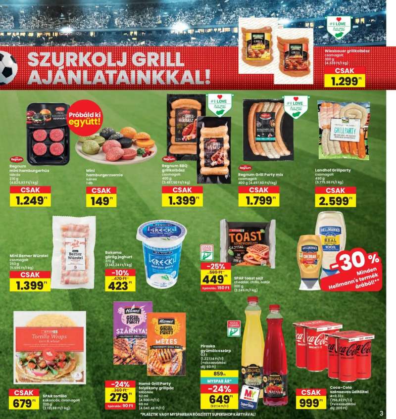Interspar Interspar akciós újság 3 oldal