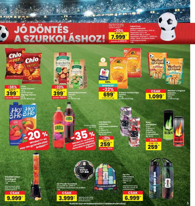 Interspar Interspar akciós újság 5 oldal