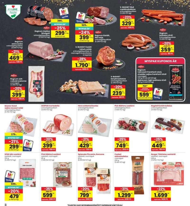 Interspar Interspar akciós újság 8 oldal