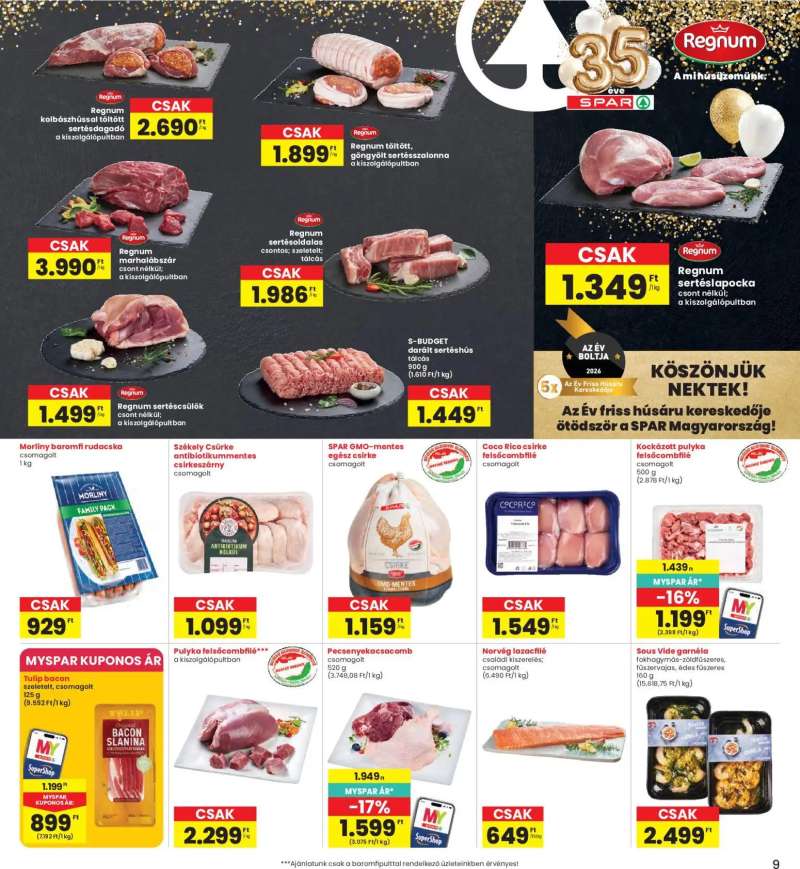 Interspar Interspar akciós újság 9 oldal