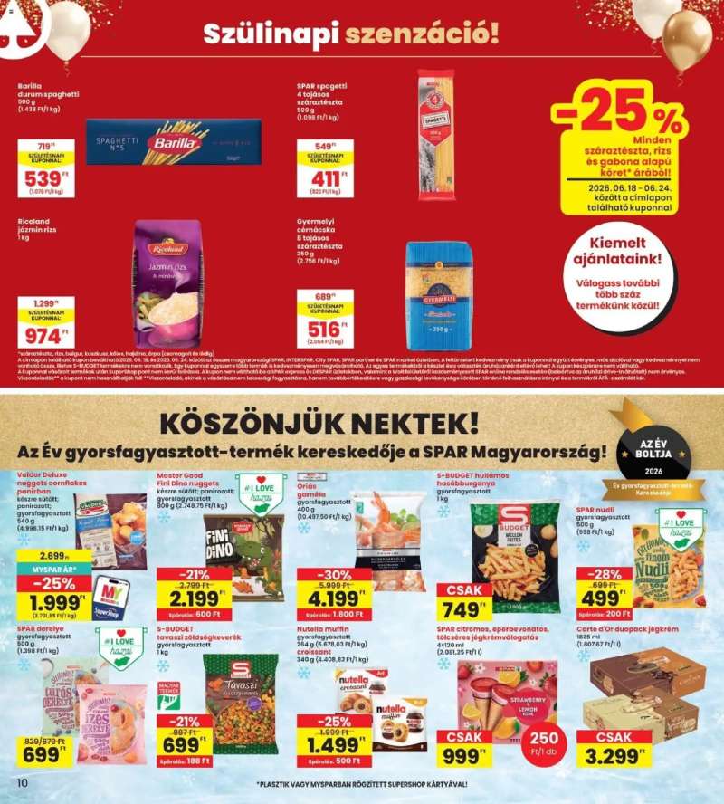 Interspar Interspar akciós újság 10 oldal