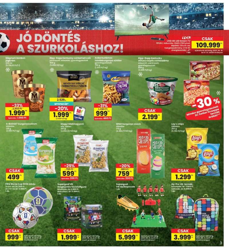 Interspar Interspar akciós újság 3 oldal