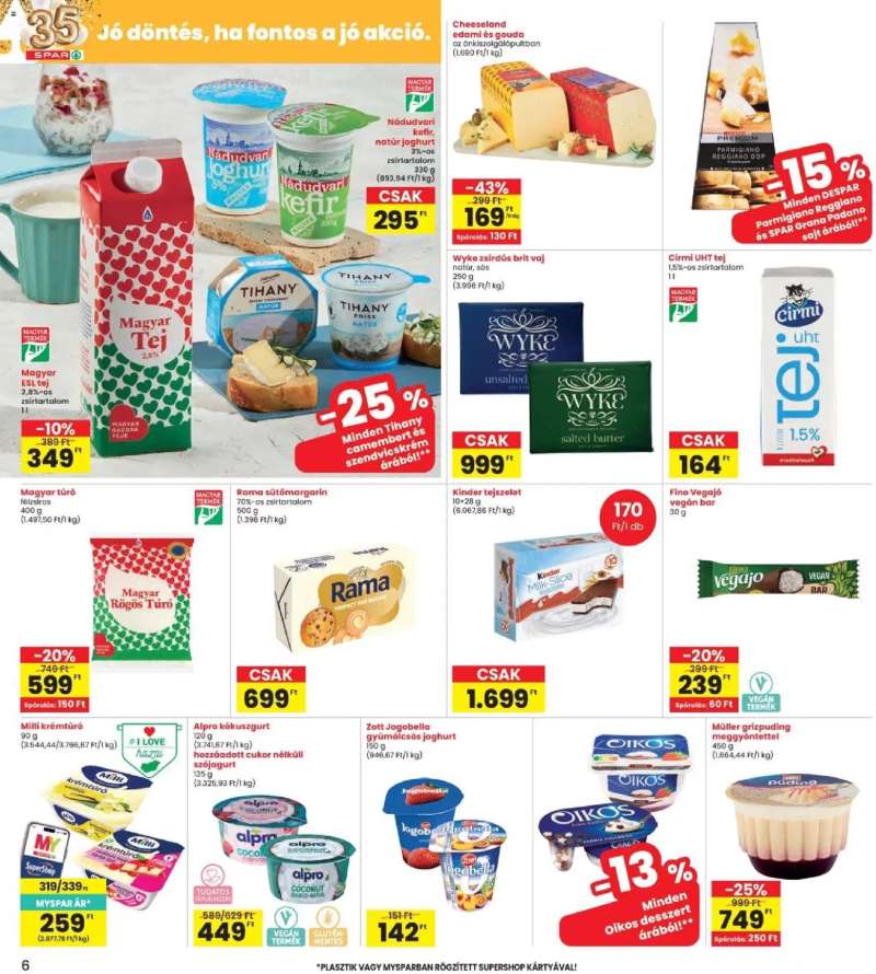 Interspar Interspar akciós újság 6 oldal