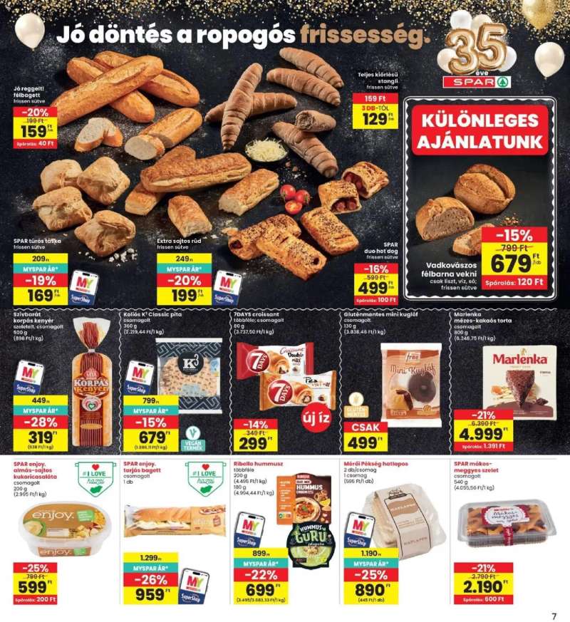 Interspar Interspar akciós újság 7 oldal
