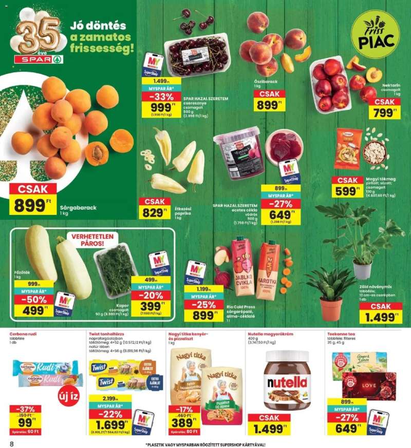 Interspar Interspar akciós újság 8 oldal