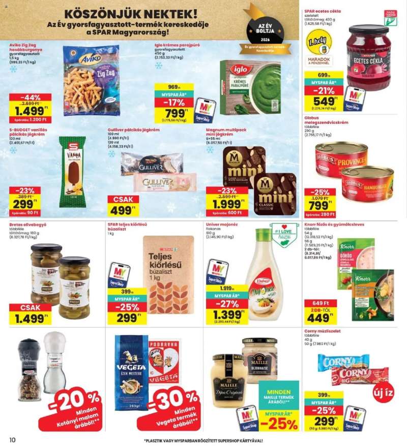 Interspar Interspar akciós újság 10 oldal