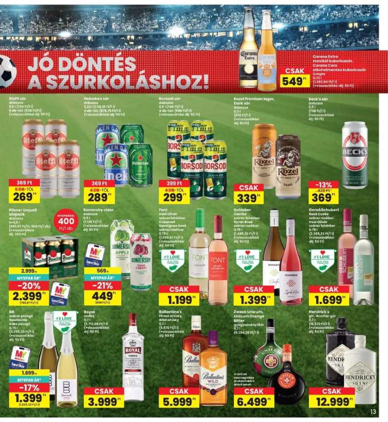 Interspar Interspar akciós újság 13 oldal