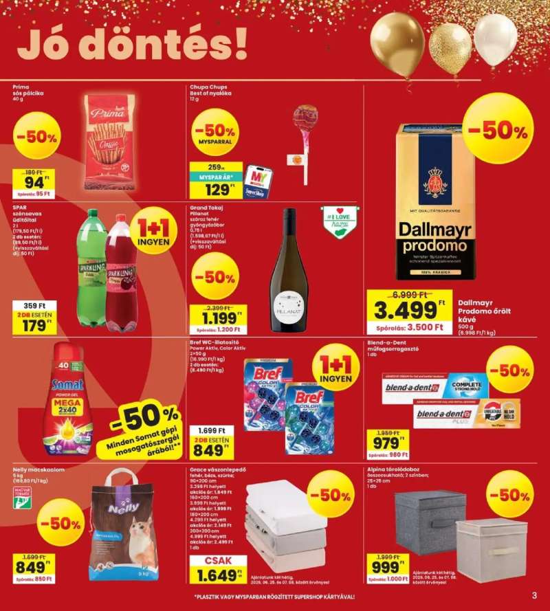Interspar Interspar akciós újság 3 oldal