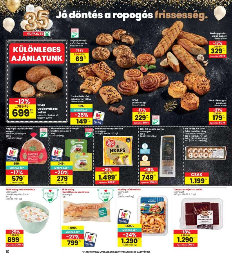Interspar Interspar akciós újság 10 oldal