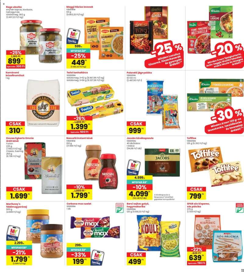 Interspar Interspar akciós újság 11 oldal