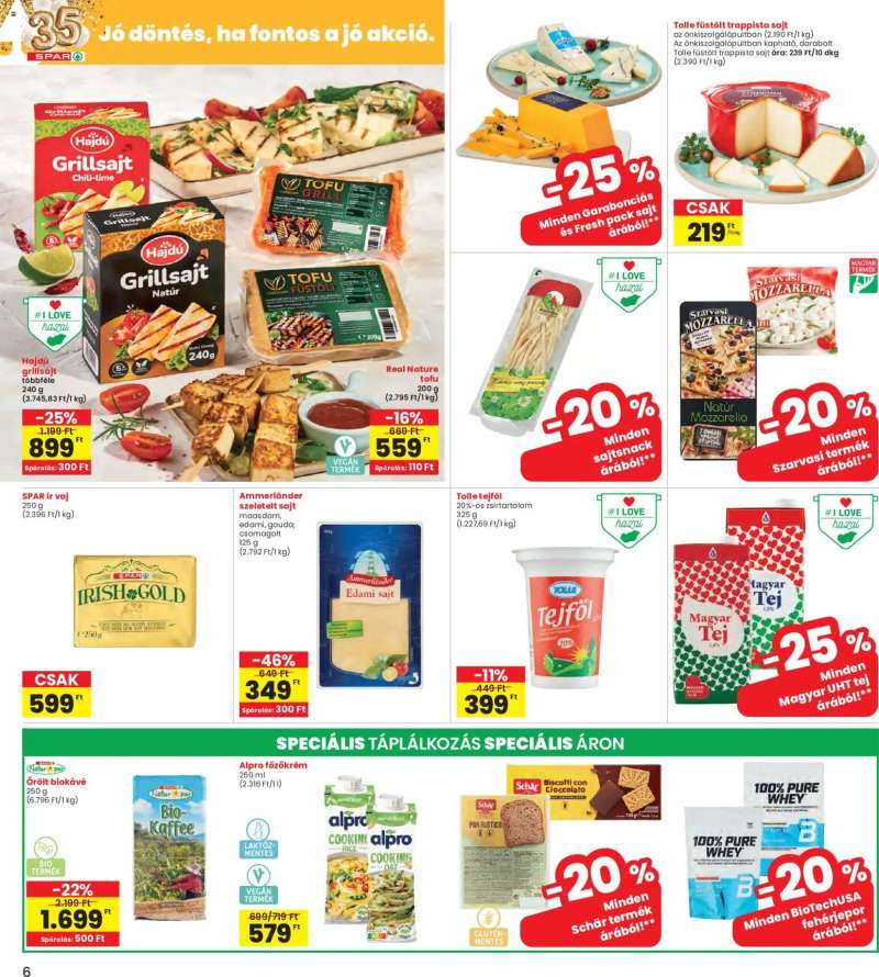 Interspar Interspar akciós újság 6 oldal