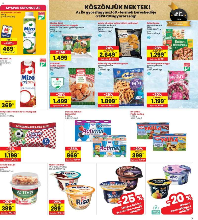 Interspar Interspar akciós újság 7 oldal