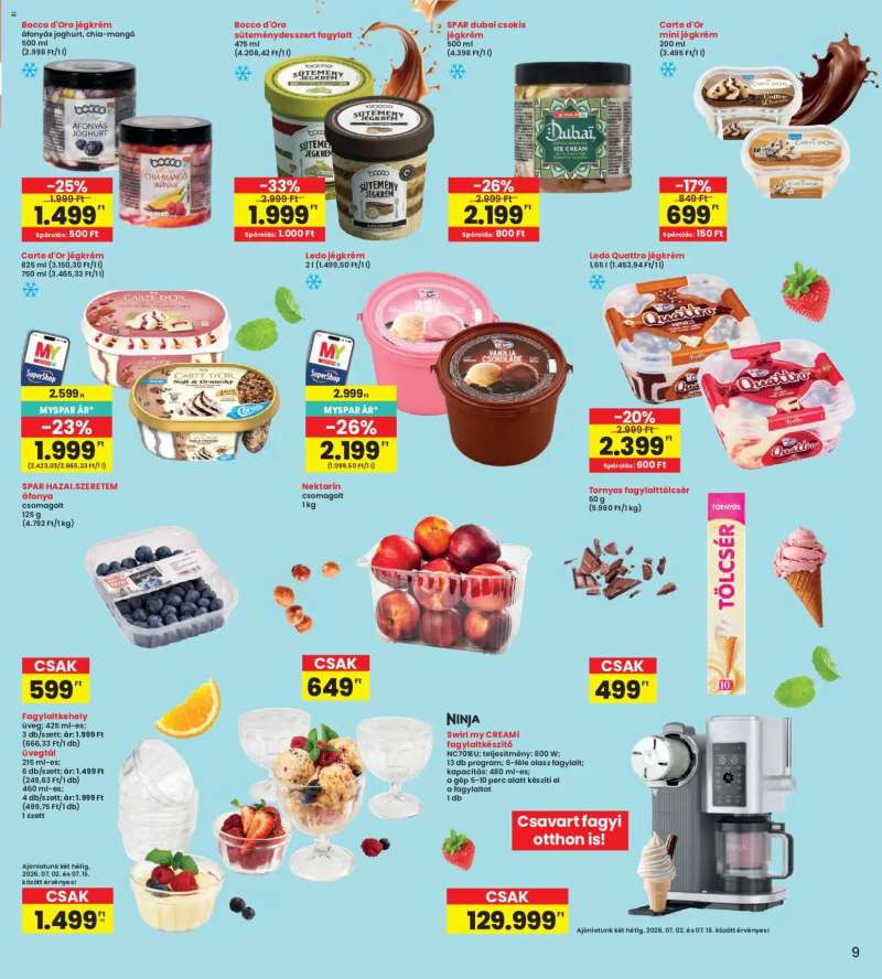 Interspar Interspar akciós újság 9 oldal
