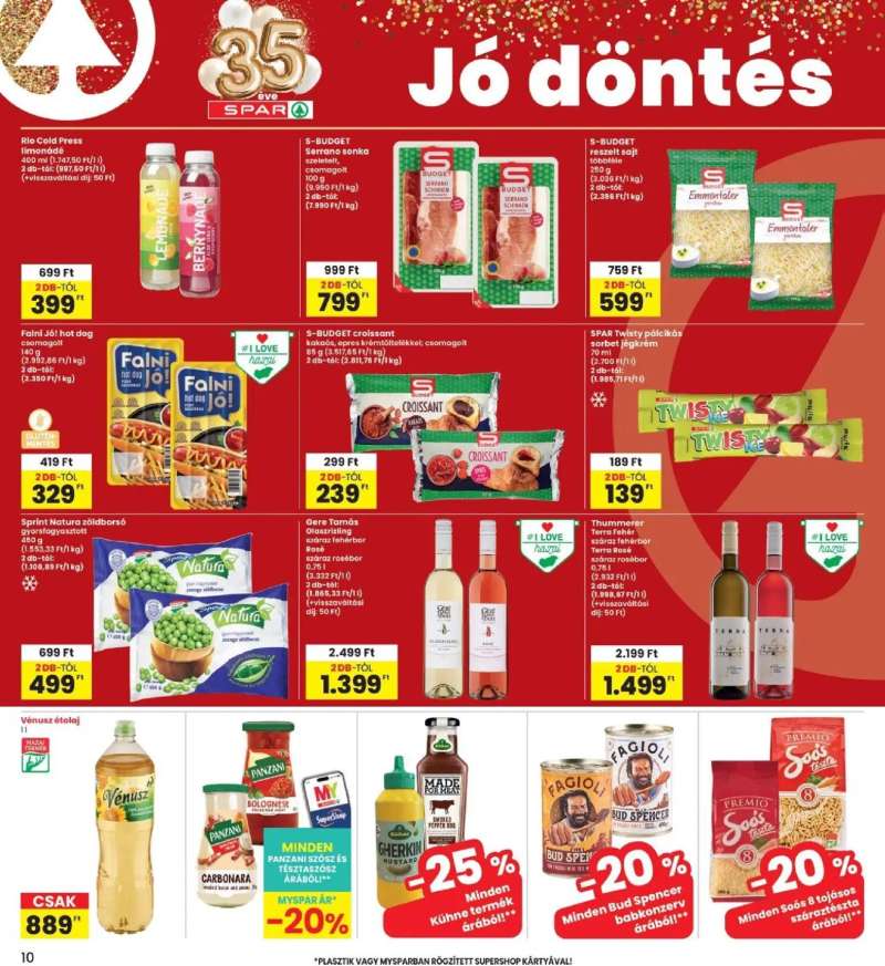 Interspar Interspar akciós újság 10 oldal