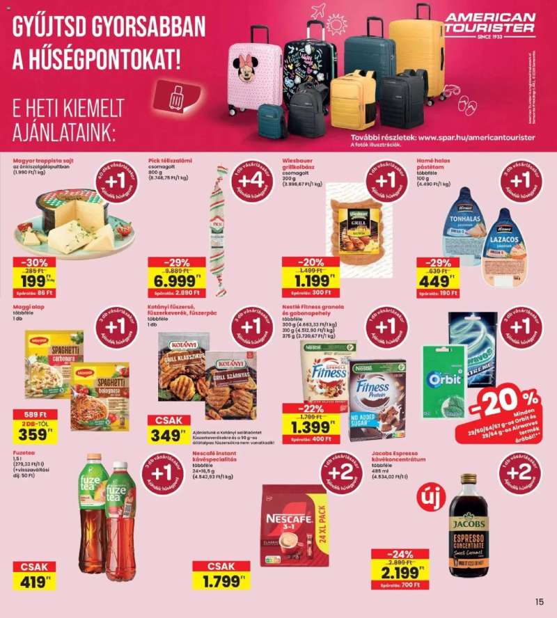 Interspar Interspar akciós újság 15 oldal