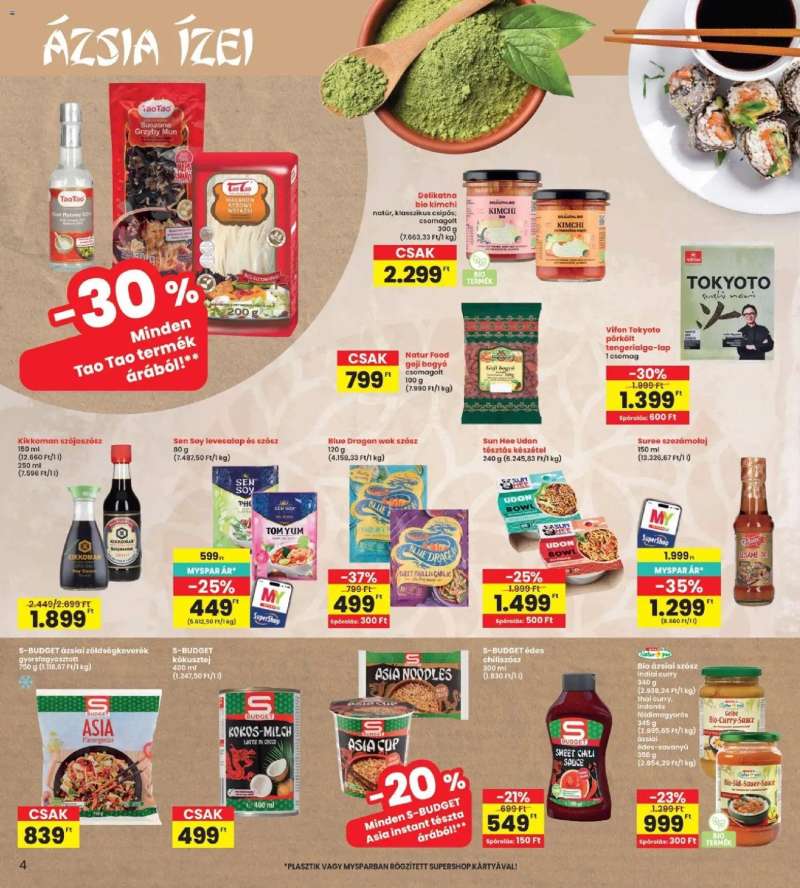 Interspar Interspar akciós újság 4 oldal