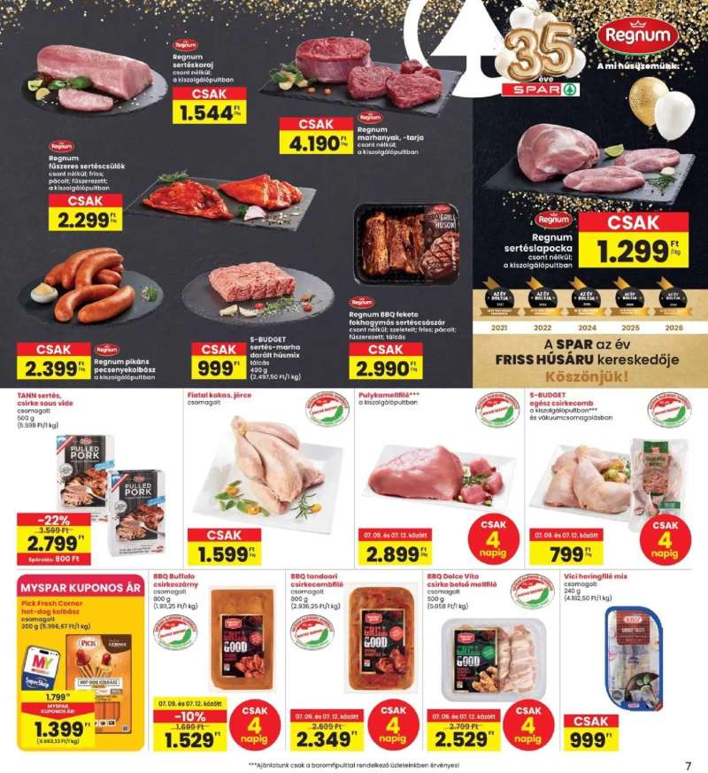 Interspar Interspar akciós újság 7 oldal