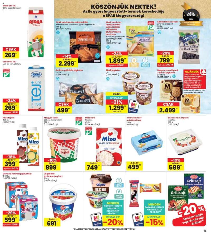 Interspar Interspar akciós újság 9 oldal