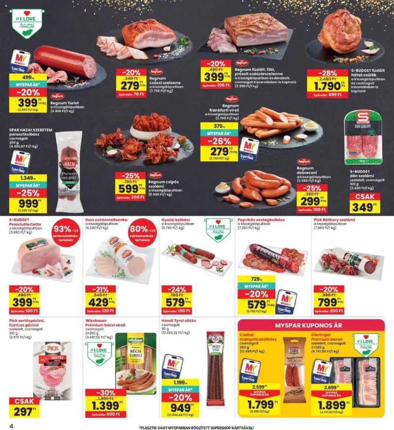 Interspar Interspar akciós újság 4 oldal