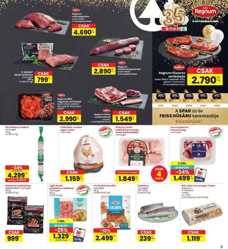 Interspar Interspar akciós újság 5 oldal