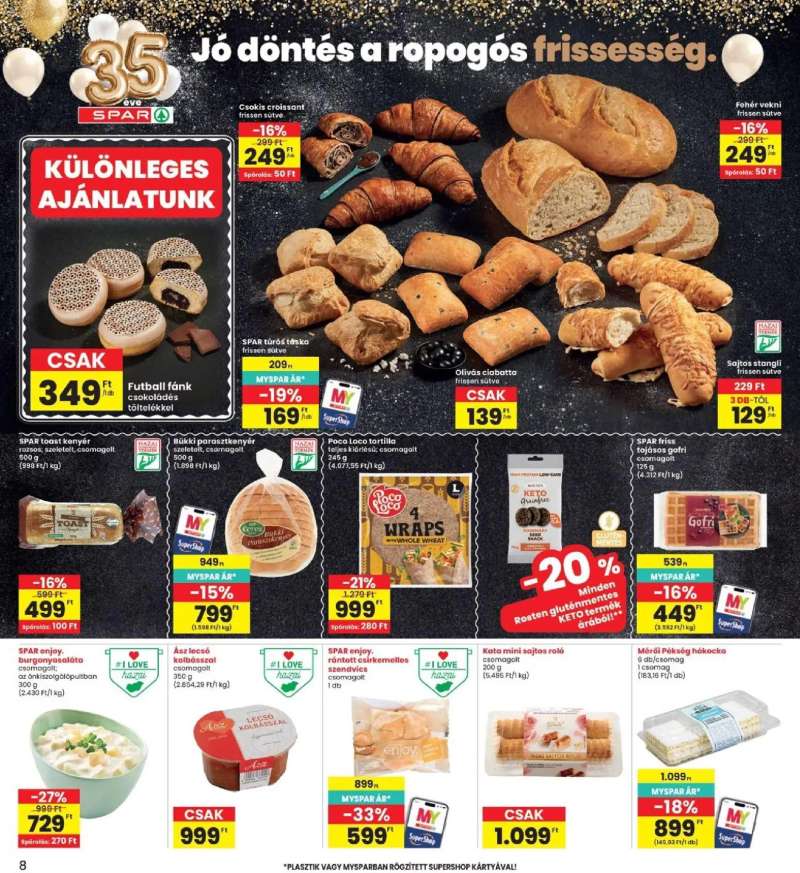 Interspar Interspar akciós újság 8 oldal
