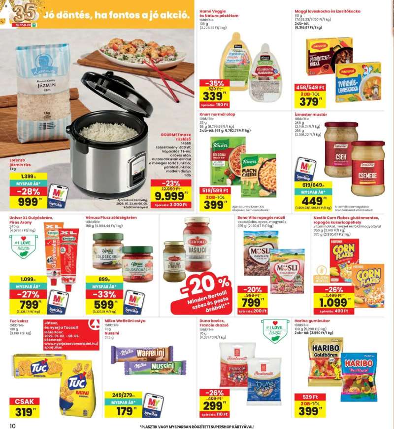 Interspar Interspar akciós újság 10 oldal