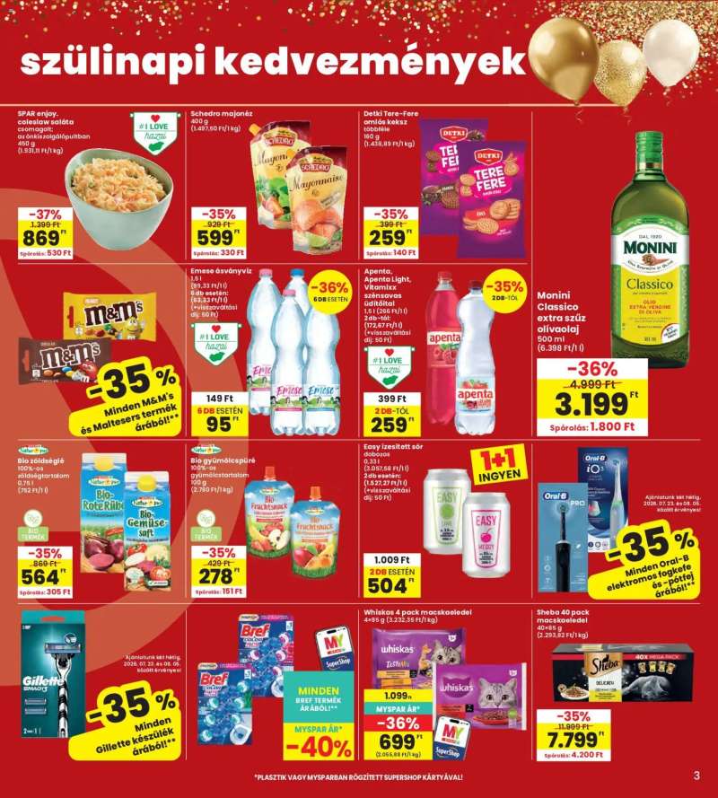 Interspar Interspar akciós újság 3 oldal