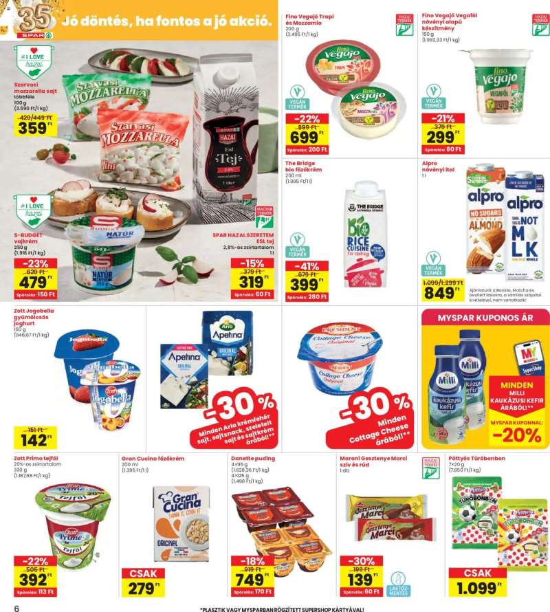 Interspar Interspar akciós újság 6 oldal