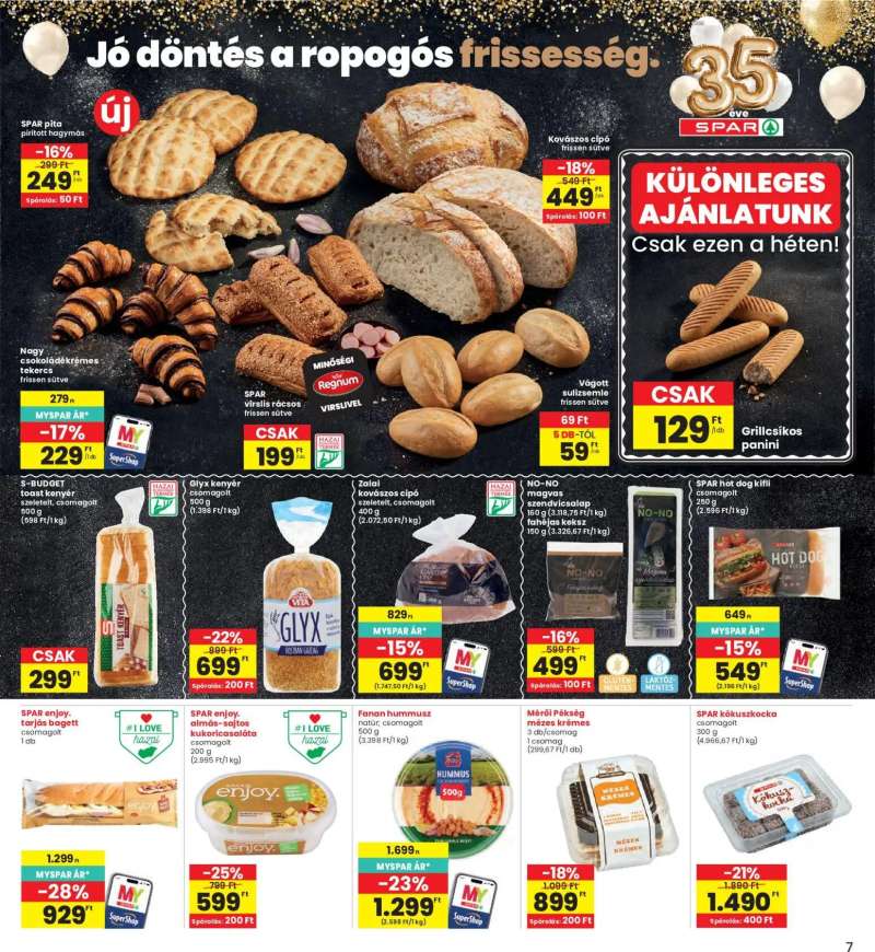 Interspar Interspar akciós újság 7 oldal