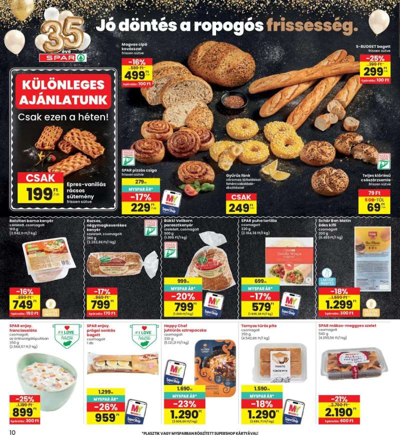 Interspar Interspar akciós újság 10 oldal
