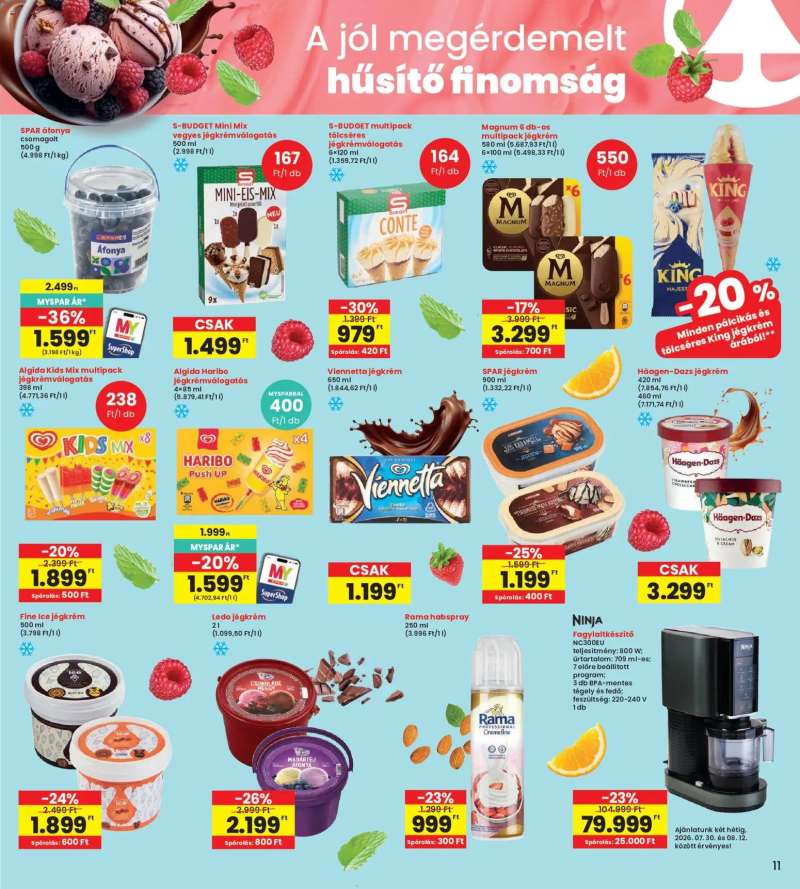 Interspar Interspar akciós újság 11 oldal