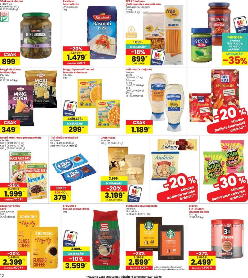 Interspar Interspar akciós újság 12 oldal