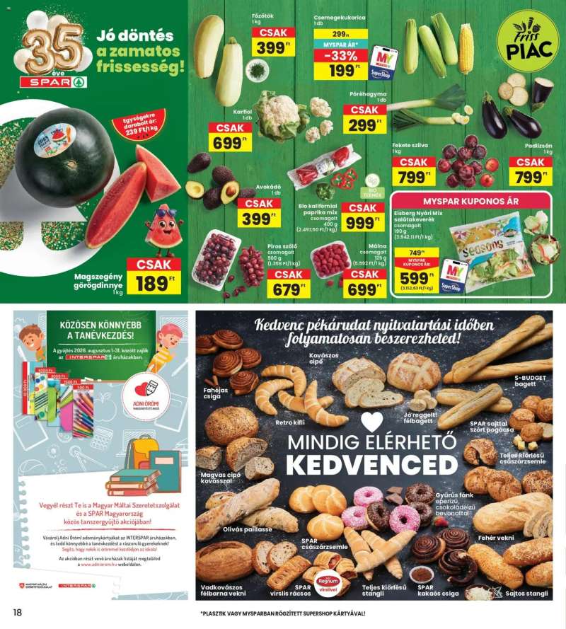 Interspar Interspar akciós újság 18 oldal