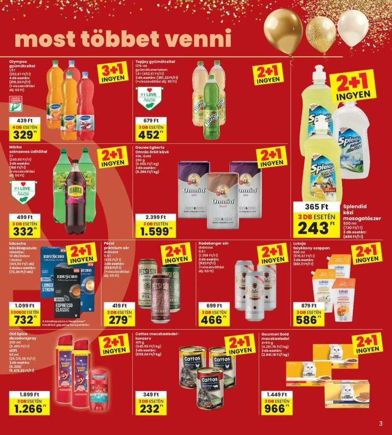 Interspar Interspar akciós újság 3 oldal