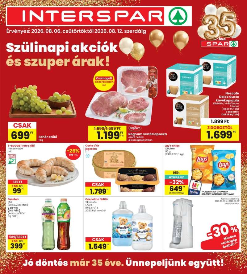 Interspar Interspar akciós újság 1 oldal
